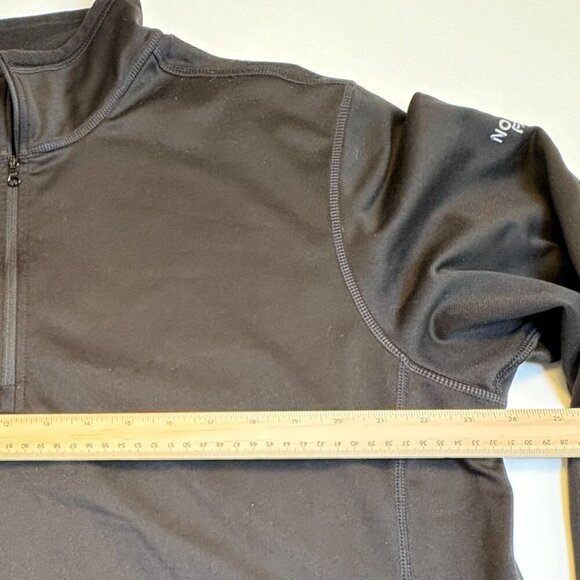 The North Face Tekware Quarter Zip Pullover Fleece Black Men's XL - Picture 6 of 7